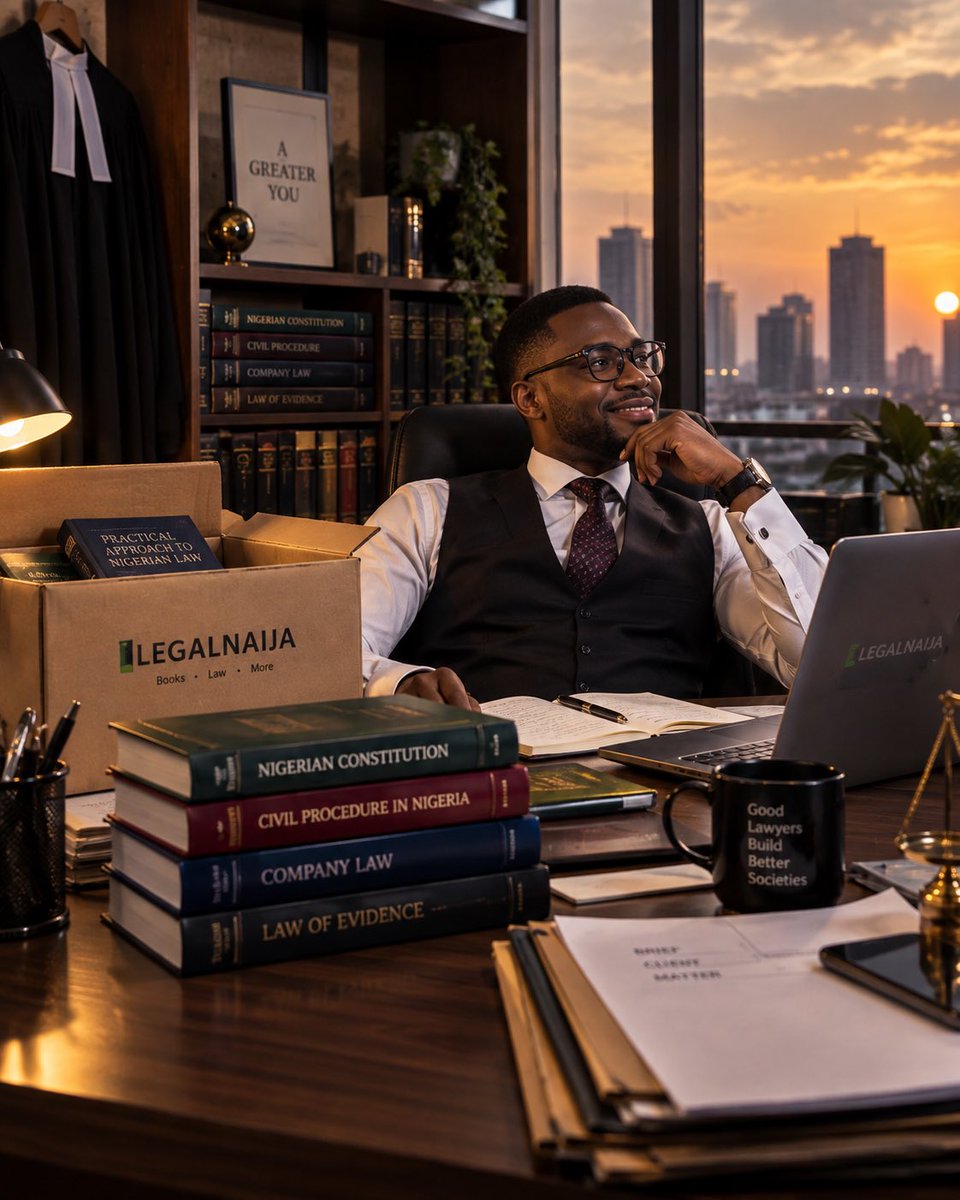 LegalNaija's tweet photo. Dear learned friend, 

We don’t want to be the hero of your story.

You are.

We’re here to give you the tools:

📚 Books to learn.
⚖️ A directory to be discovered.
🤝 Tools to build your practice.

You do the work.

We’ll help you along the way. https://t.co/LZ7RwfYRal