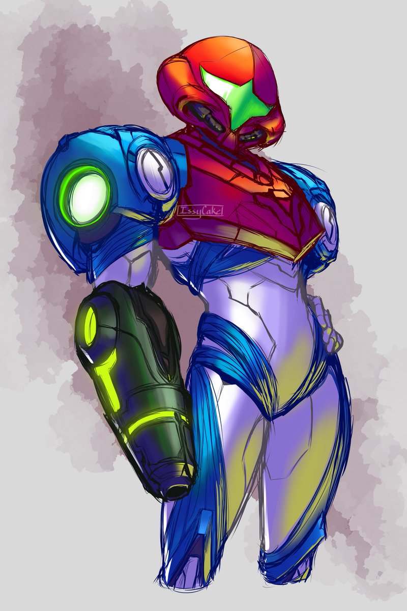 IssyCake's tweet photo. I'm so happy more people are getting into Metroid after the latest trailer 💖 Here's some older Samus art of mine to celebrate :] https://t.co/8rTsC1Bp8j