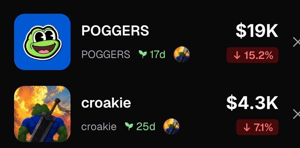 HashLumen's tweet photo. @croakie_ whats with your coins you pumping those? $POGGERS $croakie https://t.co/yf8Km5twtV