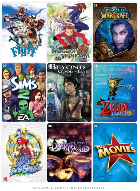 takanashikiara's tweet photo. 9 games that shaped me!!!! theres a few more that almost made the cut like starfox adventures, Gothic, Black &amp; White, Eden Eternal, Trickster Online, and Pokemon Colosseum lol https://t.co/gJ630O7VH2