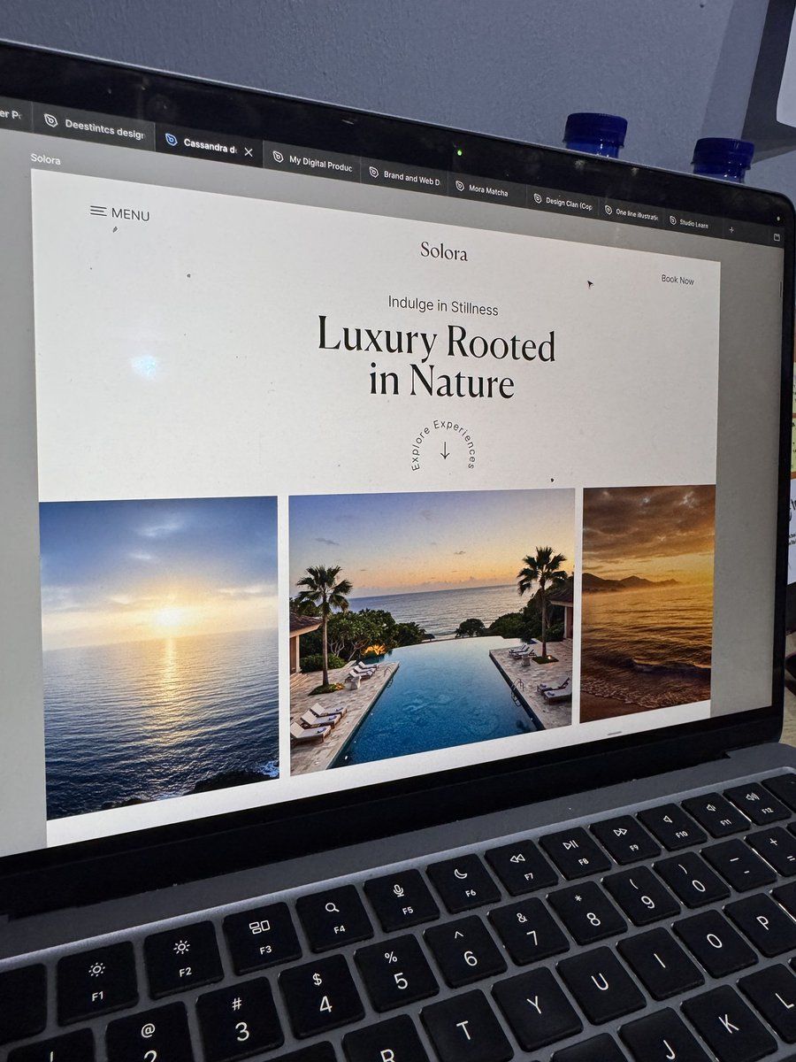 _thekassandra's tweet photo. Hey guys who is up ?
What are you working on tonight ? 

I designed a hero section for a luxury resort https://t.co/j0w5tVbl4v