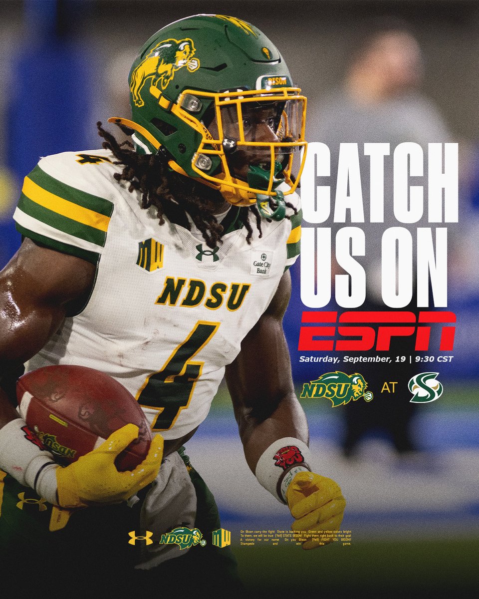 MisterLilly's tweet photo. Gameday! #BisonPride https://t.co/w6E1sjyI3a