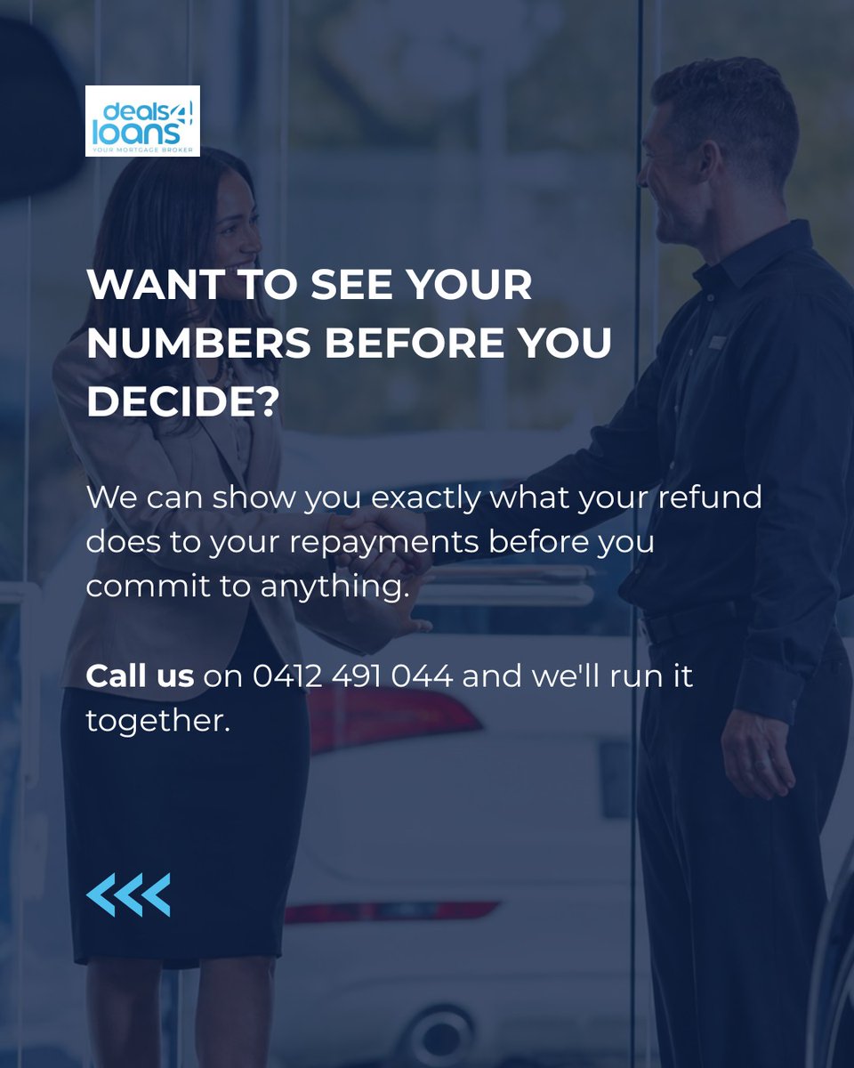 KatherineKmnla's tweet photo. A tax refund disappears fast. Put it toward your car deposit to borrow less, lower repayments and potentially get a better rate. Before it vanishes into everyday spending, call 0412 491 044 to see what it could do. https://t.co/XQCwKtYkn1