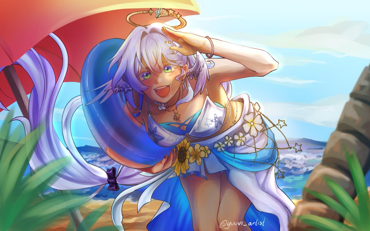 Yuuvi_artist's tweet photo. Bobin 🩵

#HSR #RobinSummeretto #honkaistarrailart https://t.co/DfiJUUg8YE