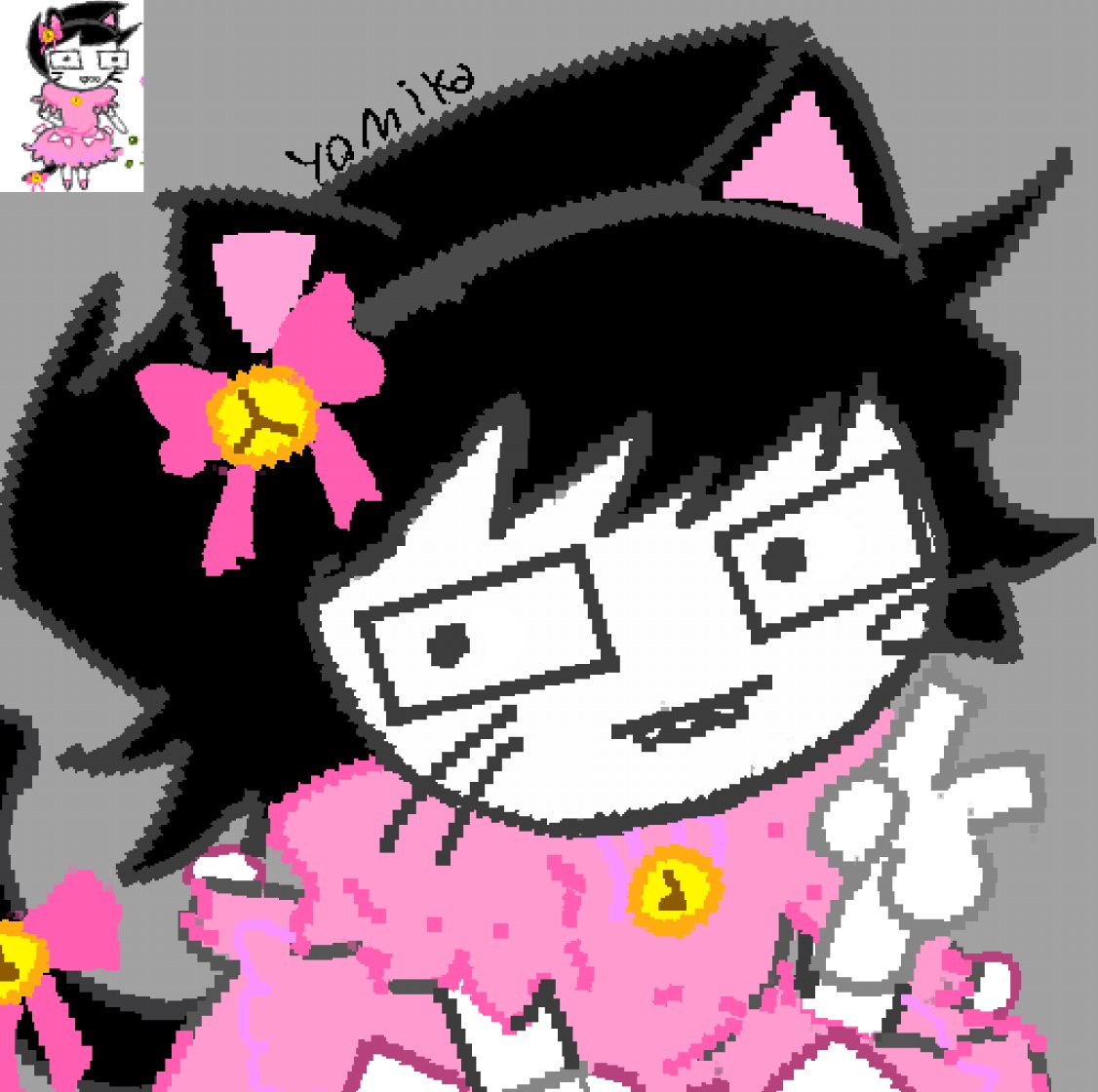 YomikaStyle's tweet photo. tried my best ehe #Homestuck #johnegbert https://t.co/5pO2wGhbEY