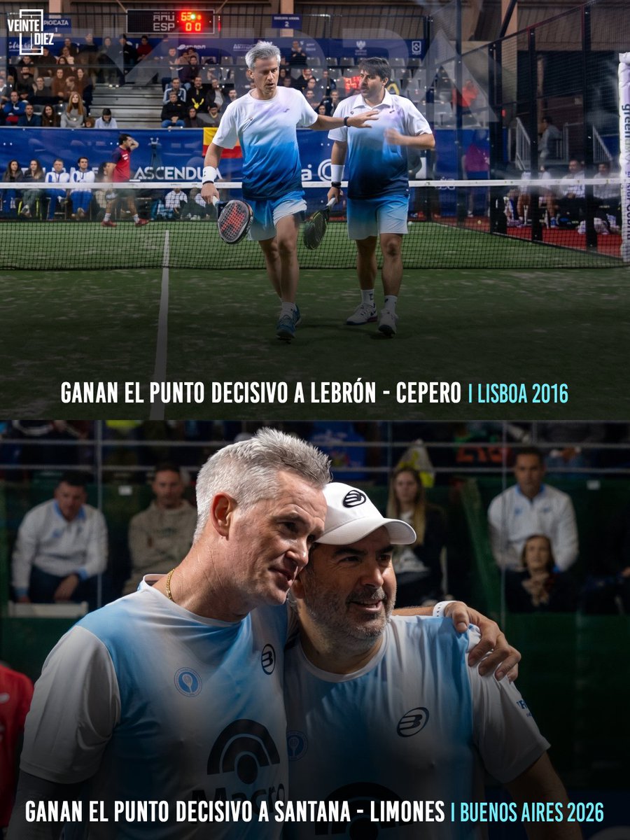 VeinteDiez's tweet photo. LAMPERTI &amp; GORDO GUTIÉRREZ 💙🇦🇷 UNA DÉCADA DESPUÉS

En 2016, vencieron en el tercer y decisivo punto a Lebrón-Cepero para firmar la remontada (antes, Bela-Sanyo le ganaron a Paquito-JMD). Hoy tuvieron un buen partido para darle el título Senior a su país... https://t.co/XWFk7HCL5k