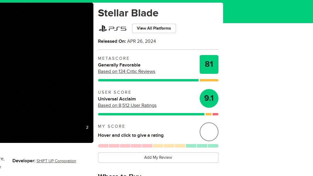 Si1ver_01's tweet photo. @Flakeey_ forget the culture war part idc about that, but user reviews say otherwise about it being average. I played the game and I loved it. character models were nice, combat was fun and addicting, story wasn't the best, but better than other "average games" https://t.co/uDRPHPsxjx