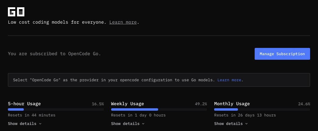 HesomParhizkar's tweet photo. what is going on here? 
says I am out of credit in the cli, but it looks like I have plenty left. lag?

@opencode https://t.co/OC0NGPRTJA