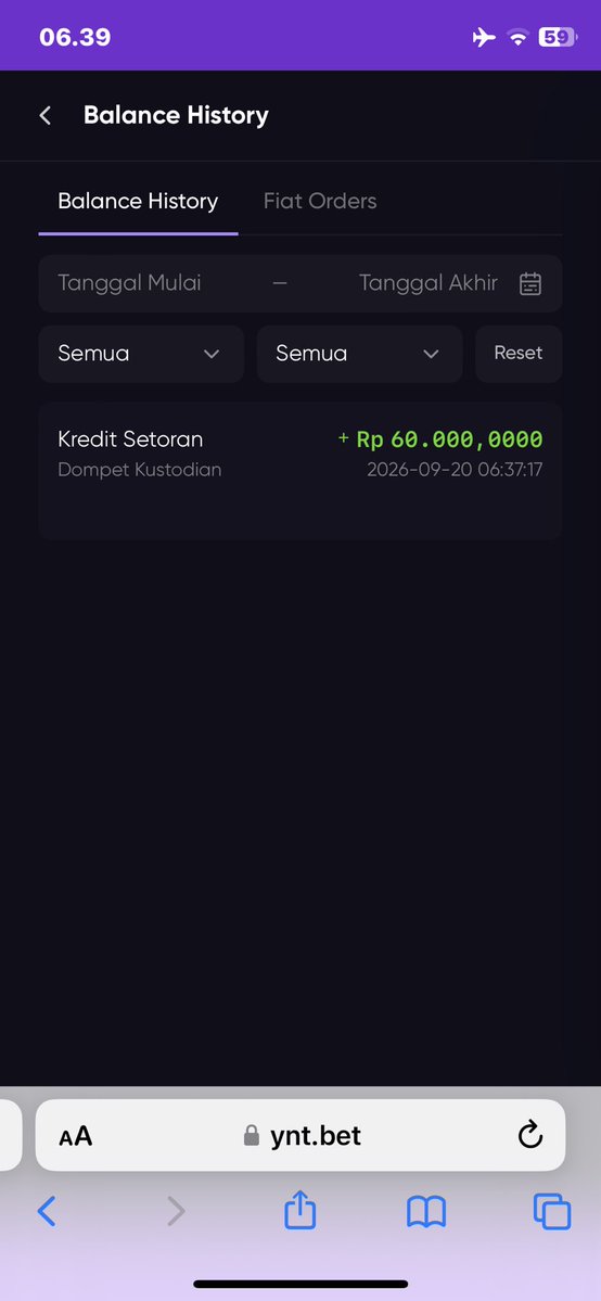 dinotiswin1's tweet photo. @YunaaTalkCrypto @Yntbet Done deposit via Qris Indo https://t.co/fM00b69tpq
