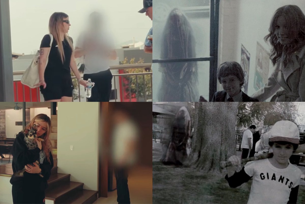 pppyriversgg's tweet photo. alguien avísele a rivers que trae un fantasma chocarrero siguiéndola como al niño de la noche del demonio #masalladelring https://t.co/c4GFh2vzoQ