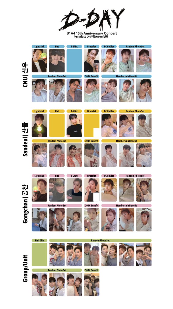 flwrconfetti's tweet photo. B1A4 | 비원에이포

"B1A4 D-Day" template

Merch • Pre-Order Benefits • Membership

updated: September 19, 2026

B1A4 포카 | 비원에이포 포카 

#B1A4 #CNU #Sandeul #Gongchan https://t.co/x7iJzq6ZDm