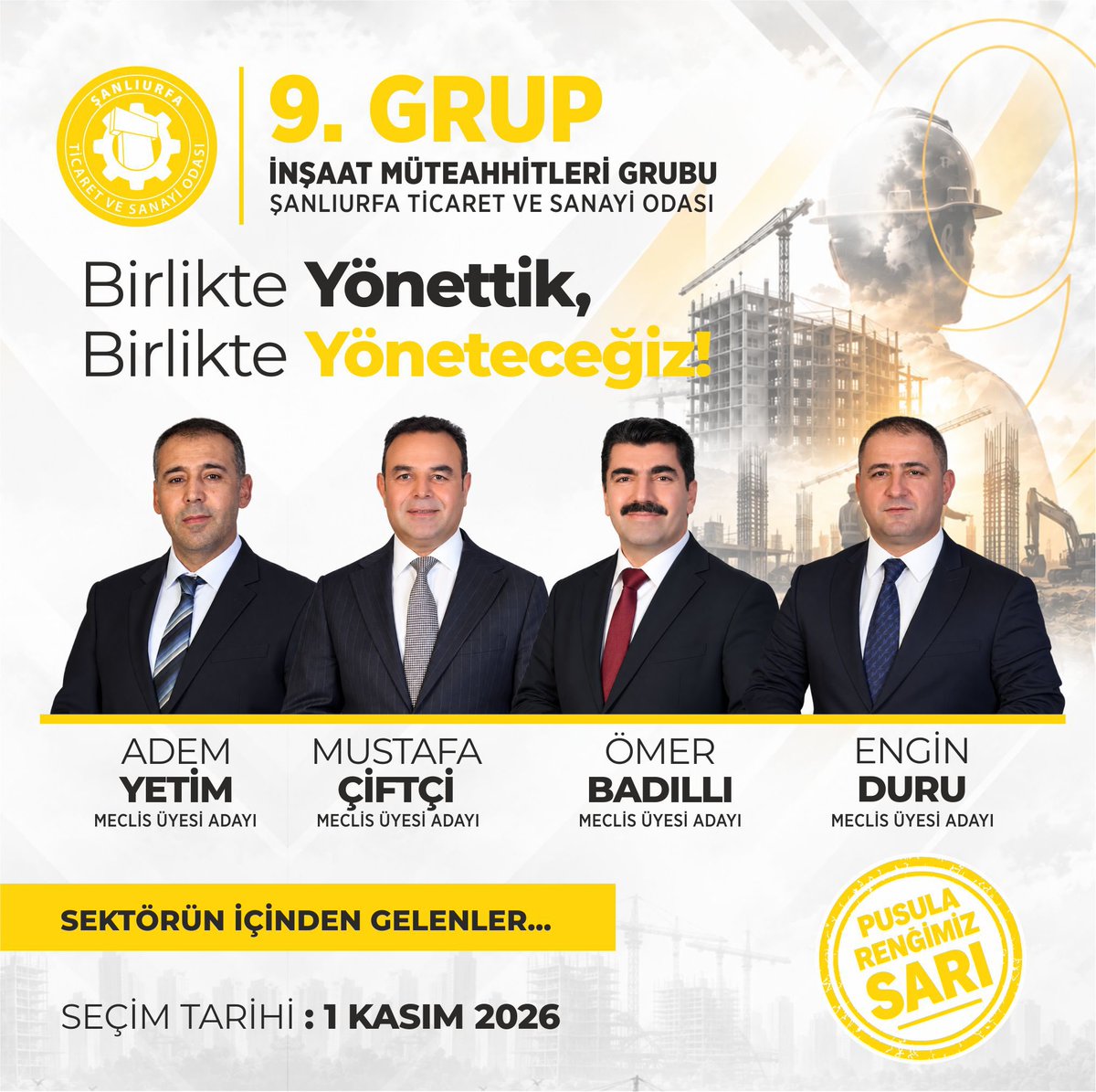 bahattinkesikk's tweet photo. Sektörün içinden gelenler,
Hep birlikte Şanlıurfa için..

@ayetim03 @mustafaciftkar @omerbadilli https://t.co/FceAVZm3gp