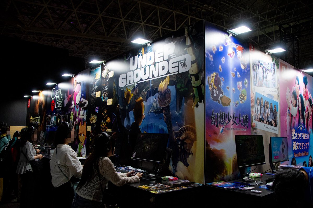 undergrounded85's tweet photo. 🛸 #TGS2026 一般公開日2日目🛸
本日が東京ゲームショウ2026の最終日となってしまいました☔️🌀
アメリカンカルチャーとレトロゲームが謎解きのカギとなるアドベンチャーゲーム、
『UNDERGROUNDED』の試遊は
【Hall 6 06-N04】ハピネットブースで体験可能です✨🚀🗽
#UNDERGROUNDED #room6 https://t.co/BrknyOSMpX
