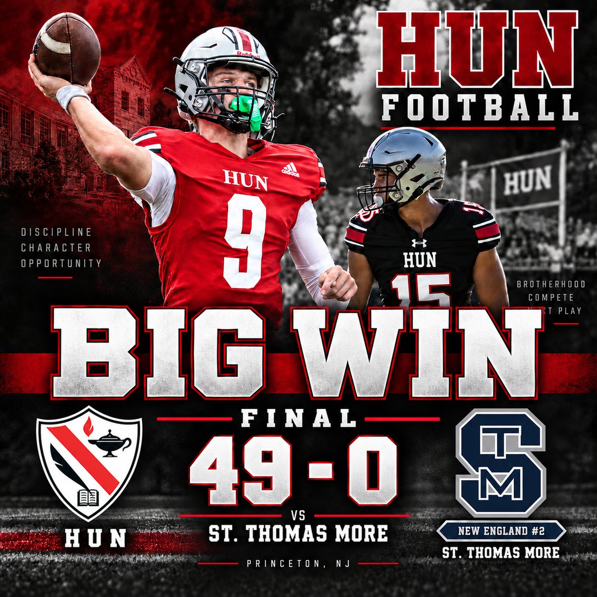 Red_Zone75's tweet photo. Big Road Win for Hun Football today! #HunFootball #Family https://t.co/zGx7IE4MW3