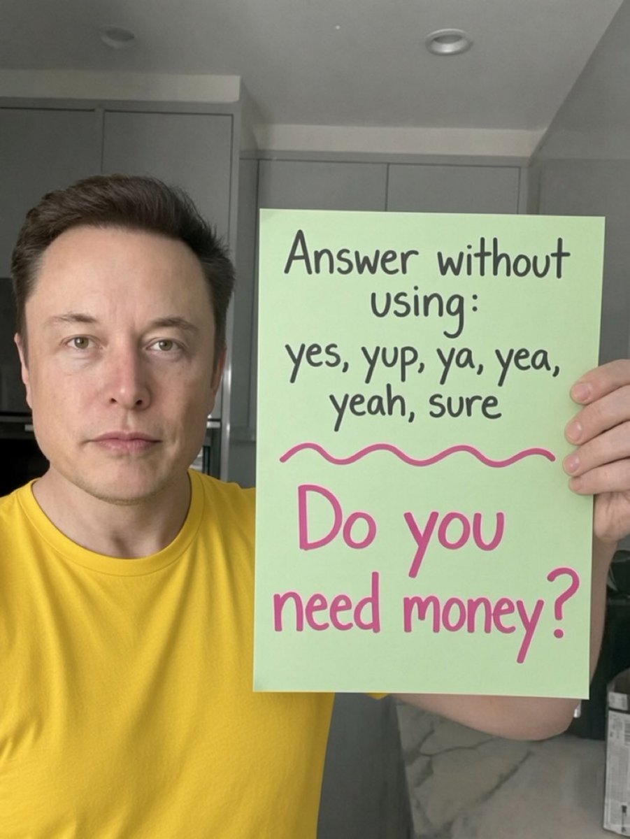 elonmuskOmof's tweet photo. How do you answer this one?? https://t.co/v1Y35zFmvk