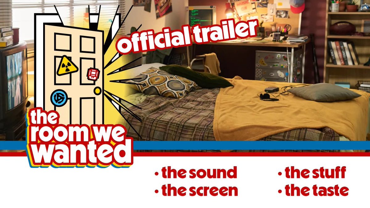 TheRoomWeWanted's tweet photo. The things we loved when we were young were never just things. They were pieces of us.

The Room We Wanted is a new podcast that explores how four pieces of childhood helped shape who each of us became. And how, together, they tell a much bigger story.

The trailer is out now. 🚪 https://t.co/gfSBYI0GVs