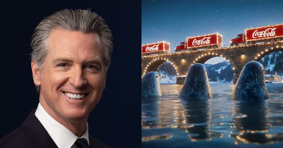 DemzDeliver's tweet photo. 🚨 Gov. Newsom signs bill forcing companies to disclose when AI is used in ads. https://t.co/u60JoQRx7Z