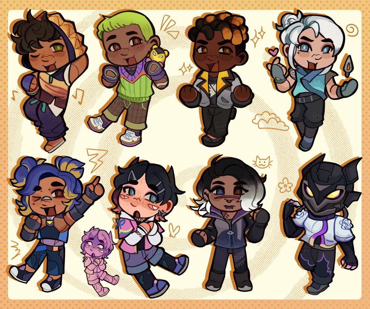 euthyami's tweet photo. VALORANT CHIBIS FOR ALL !!!! (now available on my acggoods!)
-
#valorant #valorantart https://t.co/FJ49pN1xS5
