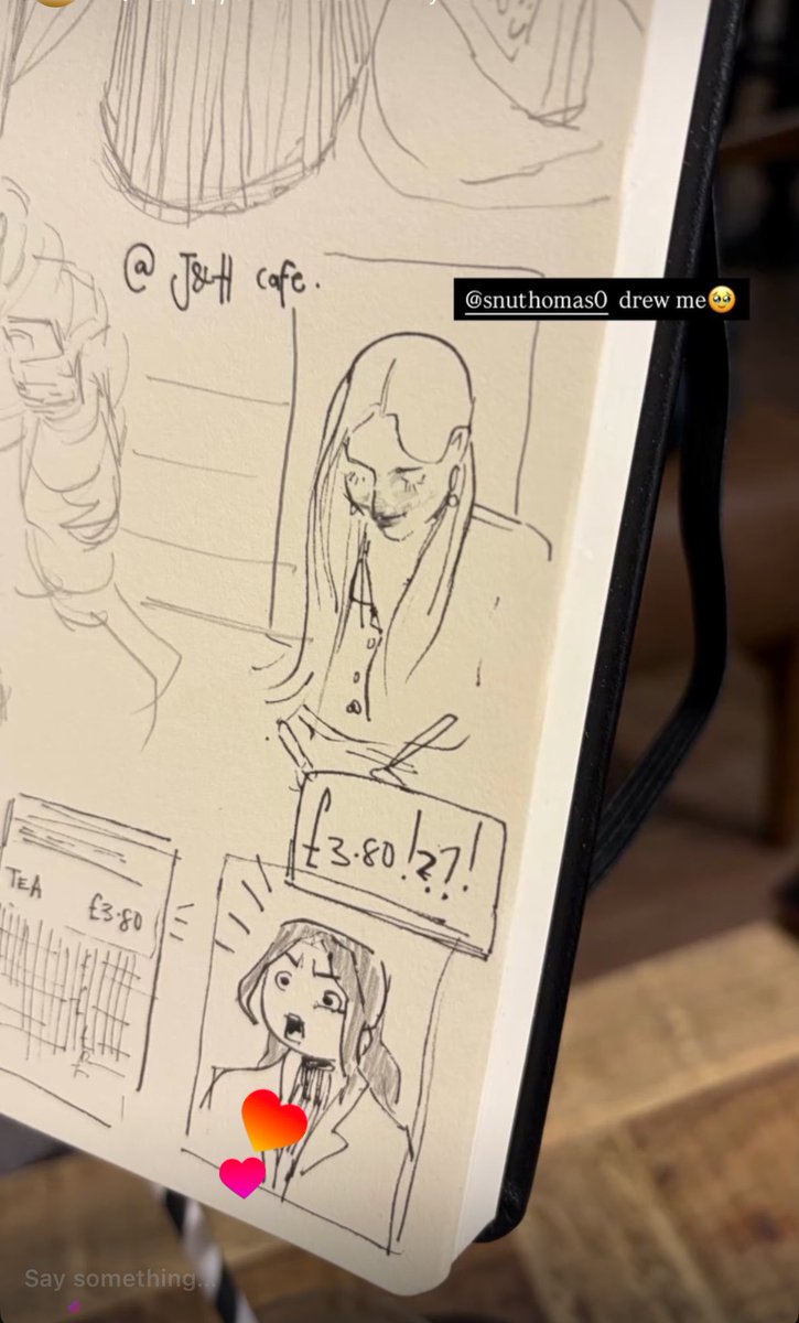 scribblero's tweet photo. my friend sketched this of me in 5 minutes and it looks more accurate than what i’ve drawn of myself https://t.co/aAA5n0ZU1D