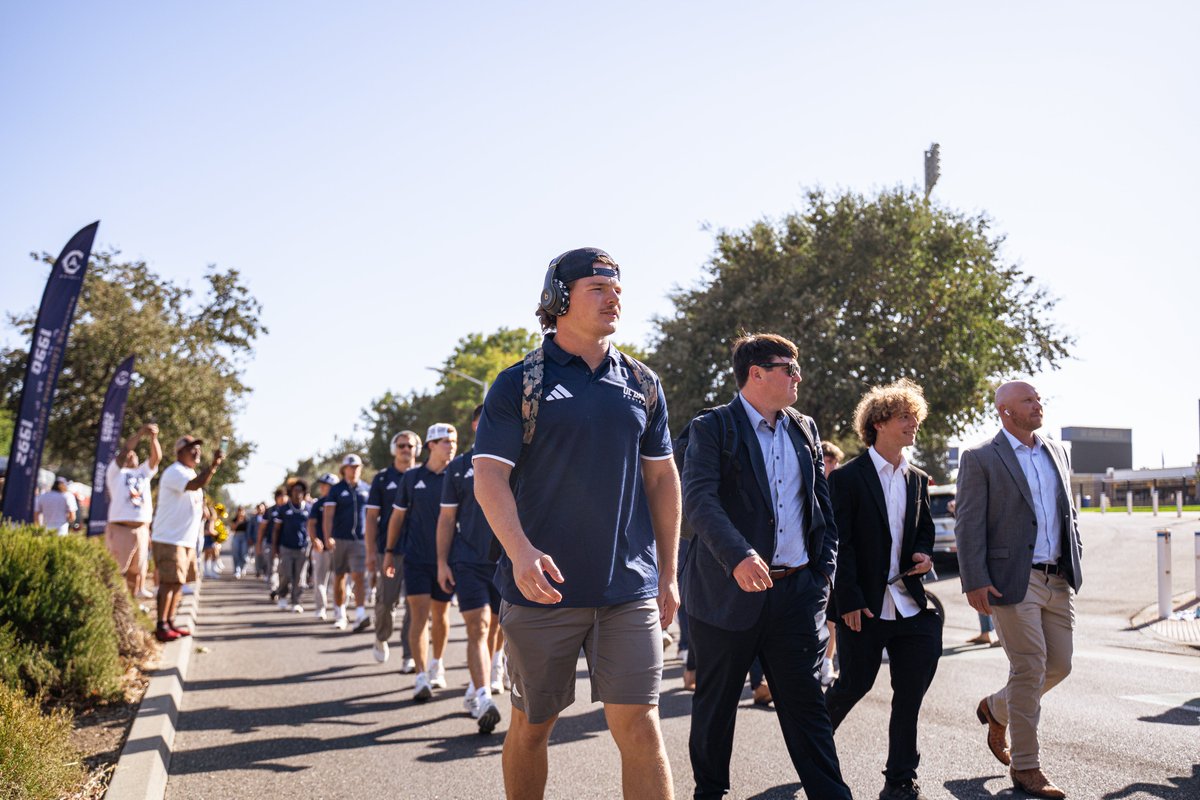 UCDfootball's tweet photo. Nothing better than a home opener 🫶

#GoAgs | #Shredville https://t.co/HNrXbMtmZT