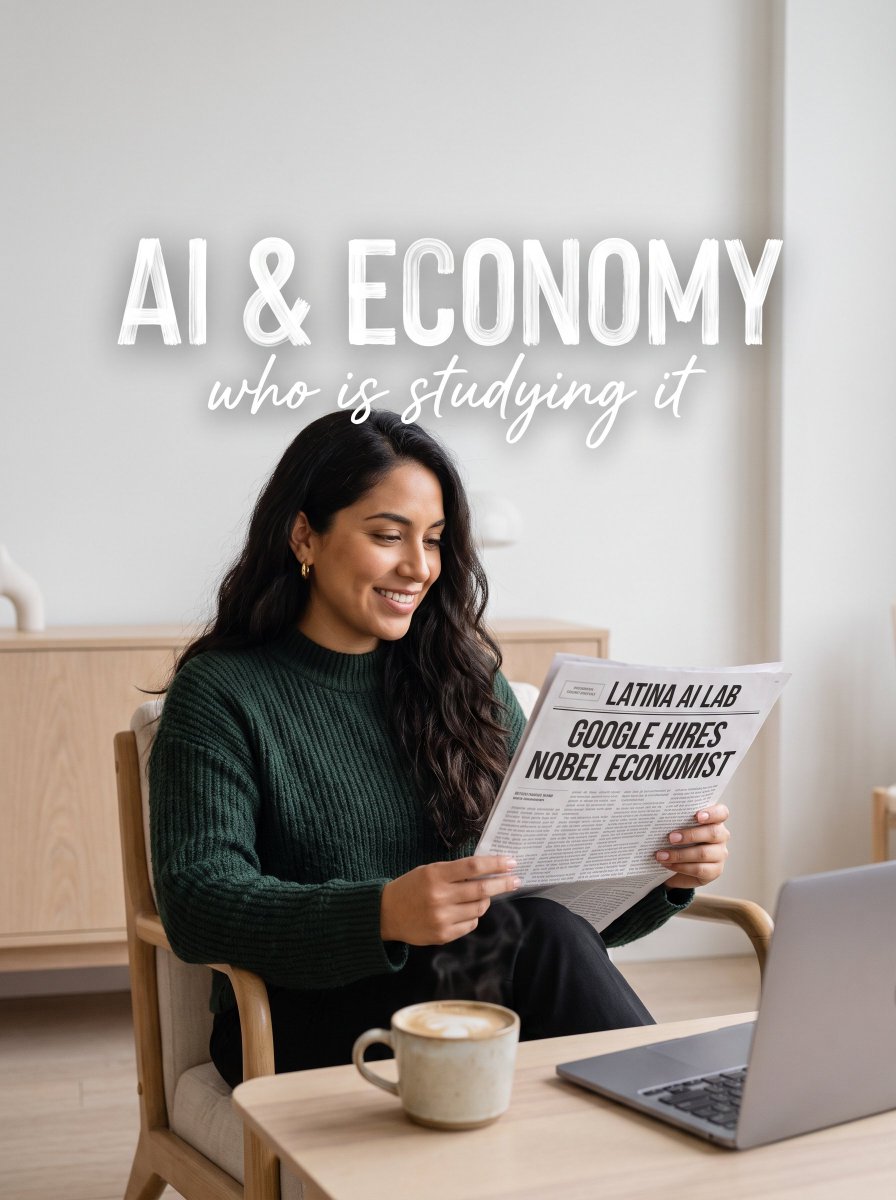 latinaailab's tweet photo. Google just hired a Nobel Prize–winning economist to study AI. 🎓📈
Save this &amp; follow for daily AI news. → @latinaailab — weekly AI news, tools &amp; tips for creators.
#GoogleAI #AIandEconomy #FutureOfWork #AIEconomics #NobelPrize https://t.co/N4J3vLU967