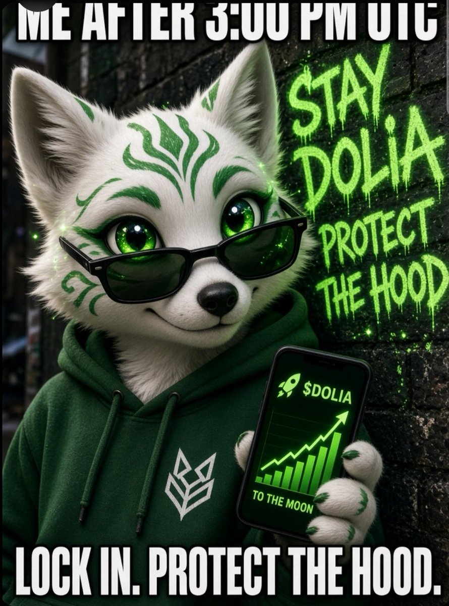 Godwing63's tweet photo. @DoliaRH The streets asked for a Guardian.
Robinhood Chain got $DOLIA.

Launch: 21 Sept • 3:00 PM UTC
Stay $DOLIA. Protect the Hood. 💚

@ay0lahwin
@Hashgardcoin 
@exacobain69

if you still don’t know $DOLIA, you’re late.

@DoliaRH https://t.co/dndmHIW7Sg