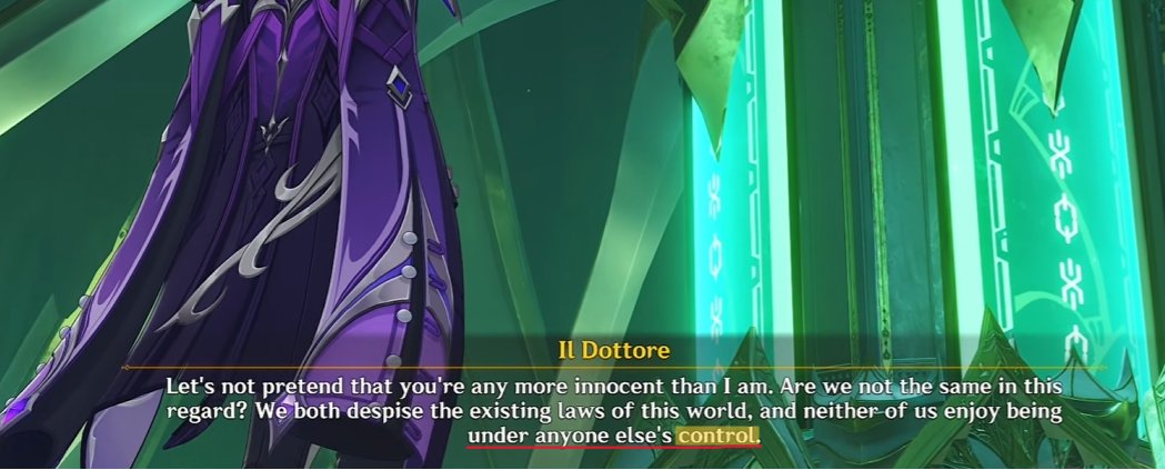 regraytor's tweet photo. despite it being mentioned in every single piece of lore he has, i don't think people focus enough on how much pantalone absolutely despises being controlled

i would even say it's his most persistent personality trait + https://t.co/nTq29Vf7gB