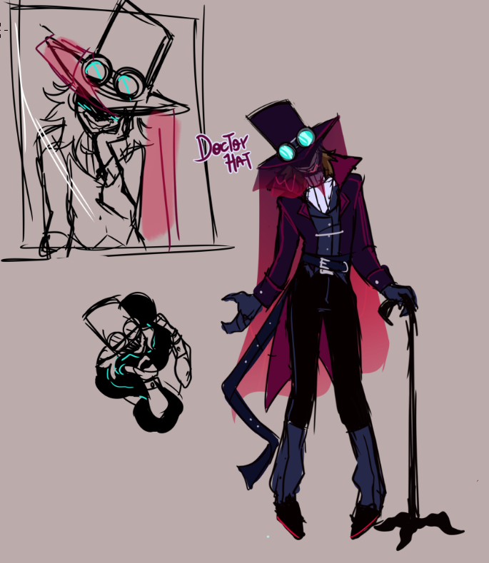 MooneSaiky's tweet photo. An AU where Black Hat, acting on instinct, finds a new host to parasitize. It wasn't his plan.
Interrupting the parasitism process caused distortions in Flug's body, he remains alive and conscious, and in extreme pain. Yet he doesn't seem to complain about being there.
#paperhat https://t.co/ZPViw9ALK6