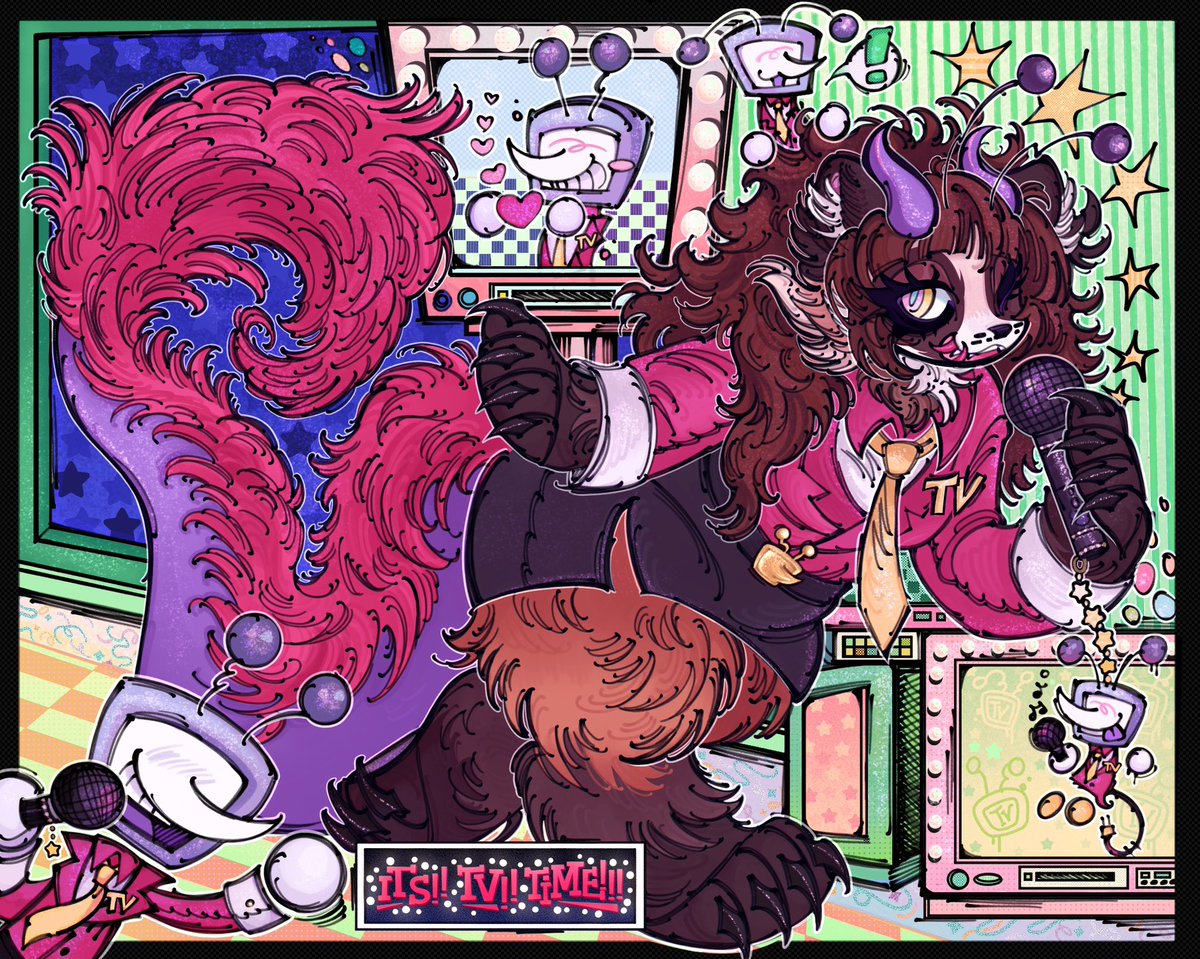 electrobiote's tweet photo. Comm for @tanuki_artist i finished a few days ago :"3 https://t.co/Dt6sTBgORN