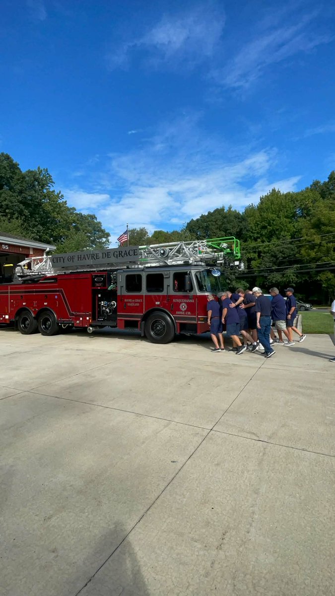 SusquehannaHose's tweet photo. Susquehanna Hose Company members and guests gathered at Division 5 this morning for the dedication and housing ceremony of Quint 55.

We extend our sincere thanks to everyone who joined us to celebrate this important milestone and the placing in service of our newest apparatus.

We’re proud to add Quint 55 to our fleet and look forward to the enhanced capabilities it will provide to our members and the communities we serve.

Thank you to everyone who helped make this day possible!