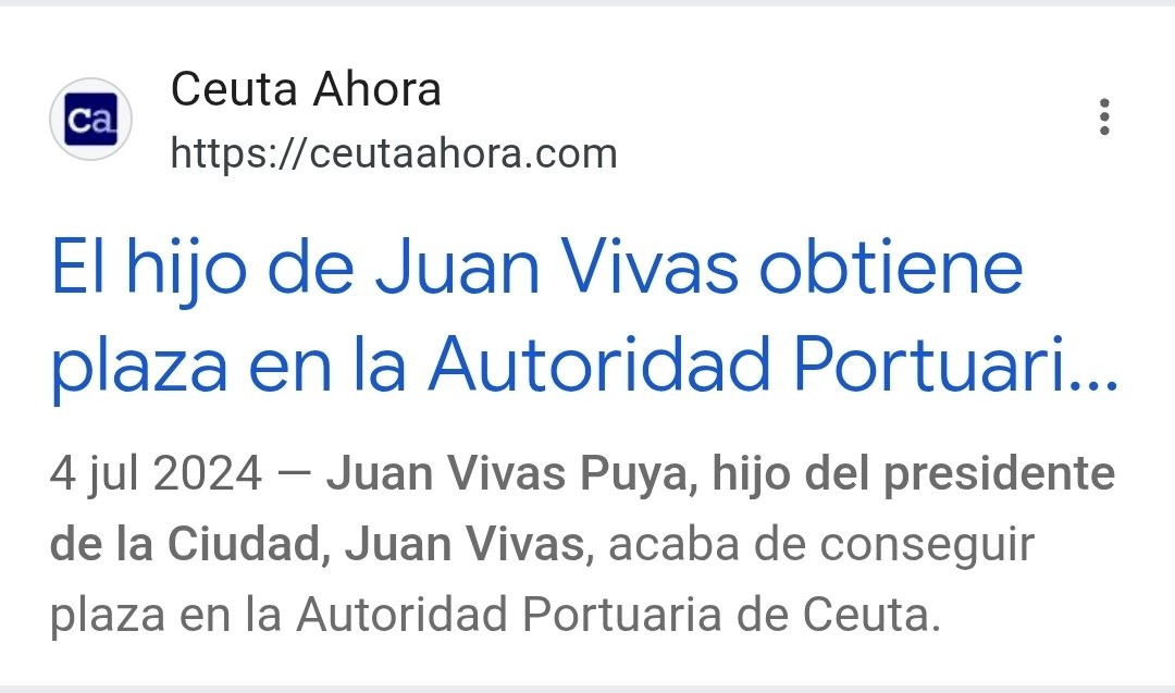 sehacesaber2023's tweet photo. Acaban de borrar sobre las 22:30h. este artículo sobre el hijo de Juan Jesús Vivas https://t.co/bE0GwhjbSm