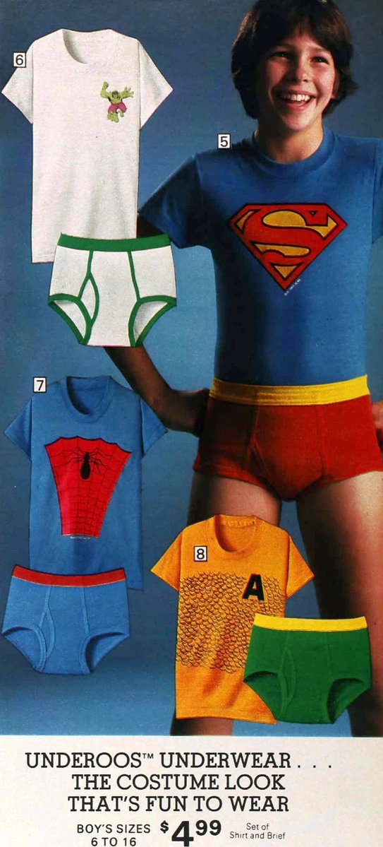 StandardBriefs's tweet photo. What did y’all wear as kids Underoos or Funpals? https://t.co/a2KN2coZqk