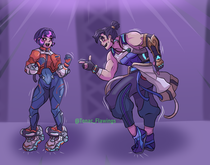 Tonac_Flawings's tweet photo. After reclaiming Gibraltar, it is time to celebrate 🌊✨🎉🎉🎉🎉🥳

(Perdon, no se animar 😭)

#Milkywave #Wuyang #Juno #Overwatch #OverwatchFanart https://t.co/CwdNu48G9L