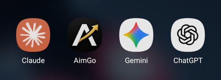 aymandevaimgo's tweet photo. All three are AI, but one of them hasn’t launched yet. It has only passed the AI stage.

Wait for it on Google Play soon. 🎯

#Gemin #Claude #chatGPT #AimGo #ai https://t.co/NzAuPx4hf8