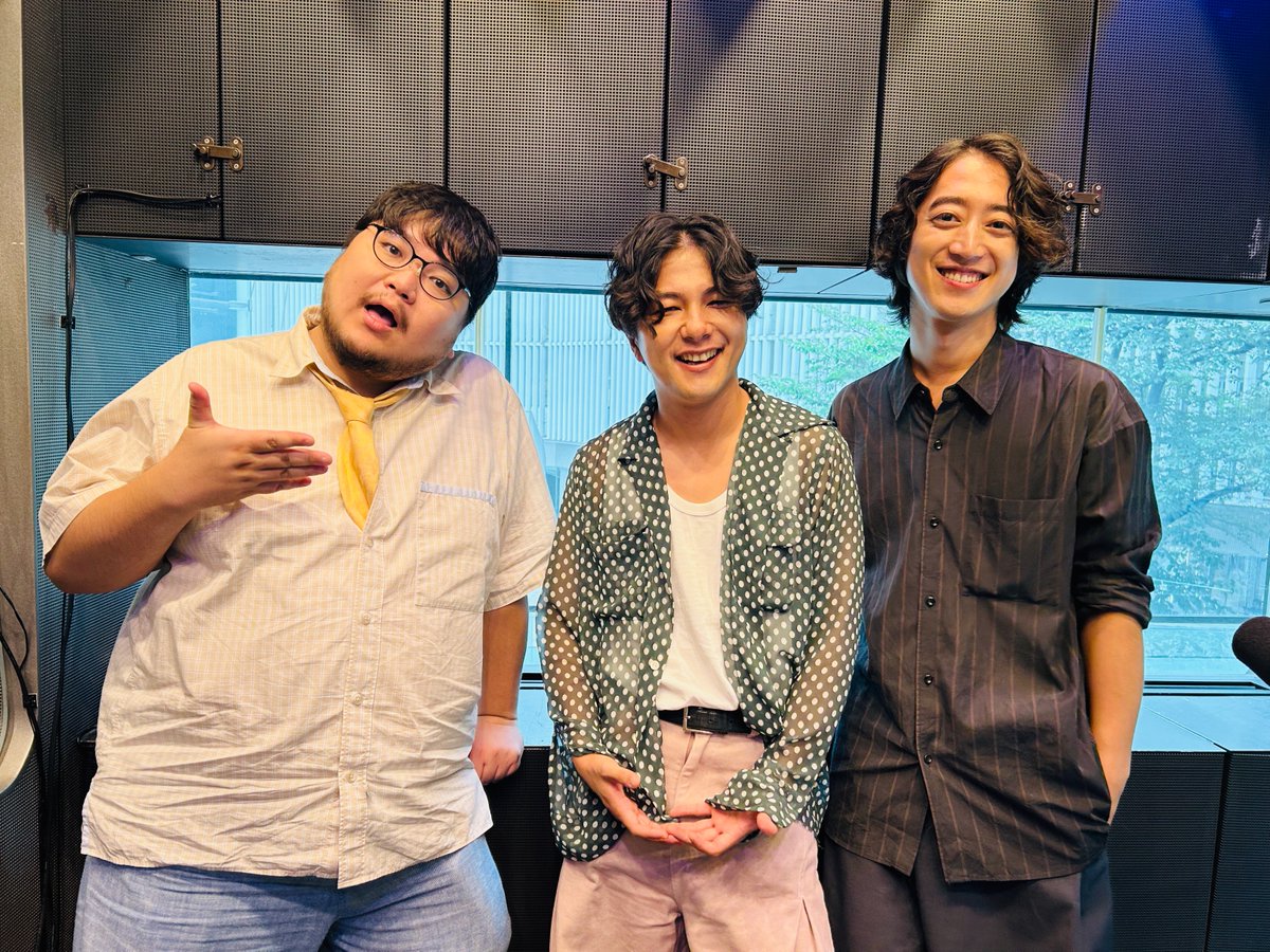 acrossthesky813's tweet photo. 🎹 #角野隼斗 @880hz ナビゲート🎙️
TOKYO TATEMONO MUSIC OF THE SPHERES🪐

先週に引き続き
#Penthouse @Penthouse_band の
浪岡真太郎さん、大原拓真さんが登場🙌

🎭ミュージカル民王
🎶音楽制作の裏側について語り合います🗣️

📻： https://t.co/fslsky2BFo

#sky813 #東京建物 @880hz_staff https://t.co/3swTSZBFDd