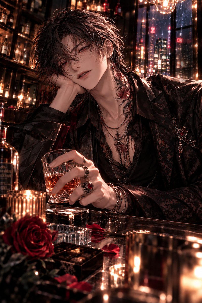 42_gmsun's tweet photo. 「一杯付き合え…なんてな？」

#週末AIメンズフェア https://t.co/Dw0o26TdaZ
