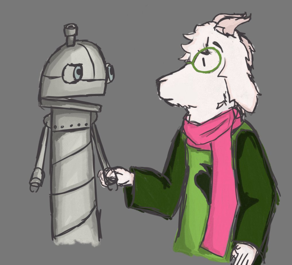 SpicySquizhy's tweet photo. It's always lovely to see a part of your childhood still remains present in the things that you like!!
#deltarune #machinarium #josef #ralsei https://t.co/qALOH04usf