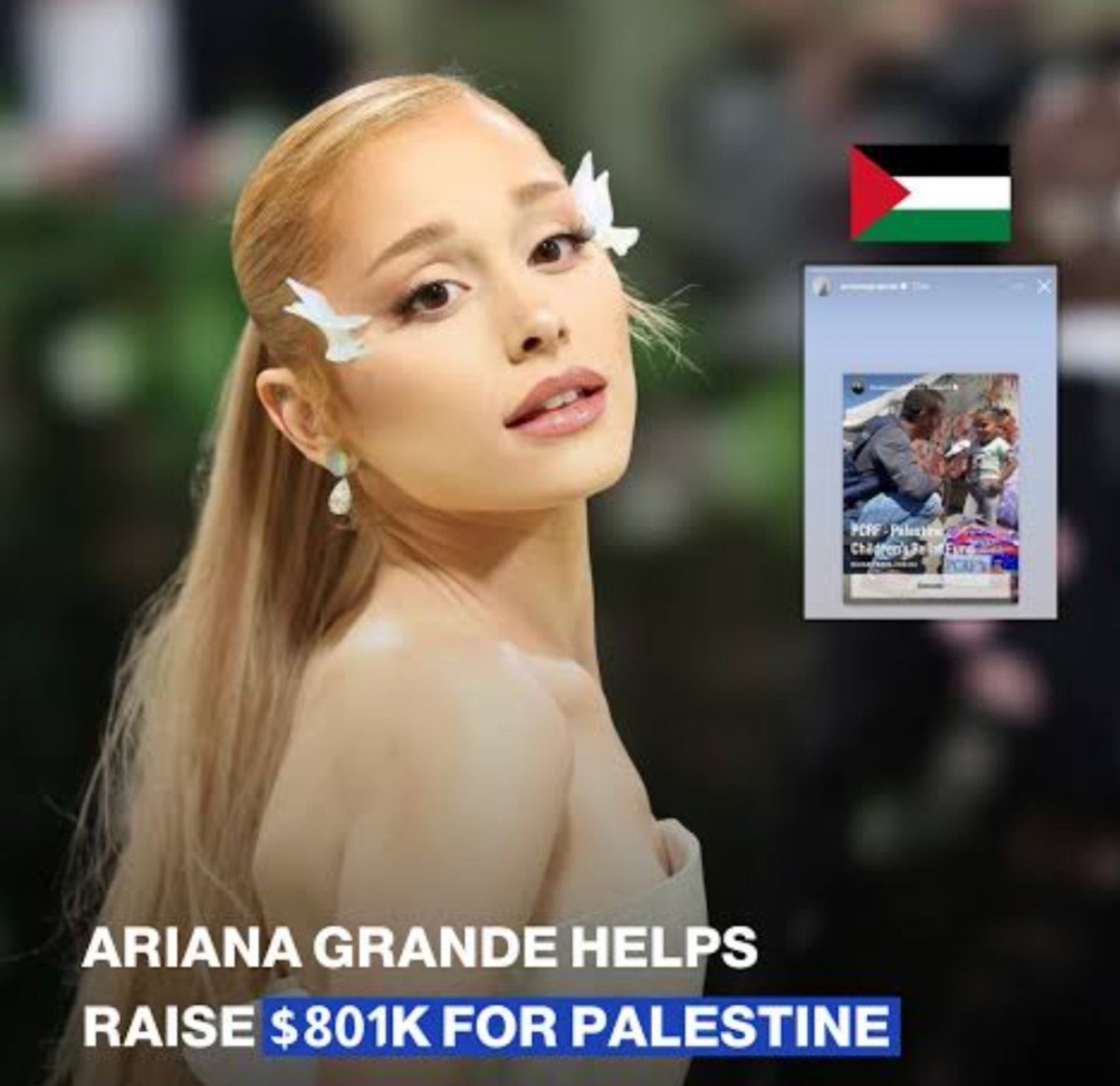 worstbeyavior's tweet photo. enquanto a internet segue levantando uma onda de hate contra a ariana grande, ela segue ajudando milhares de crianças Palestina por meio da sua fundação de caridade the brighter days ahead foundation criada por ela esse ano. mas uma foto do insta é mais relevante pelo visto  😍 https://t.co/qmB4MjN9a5
