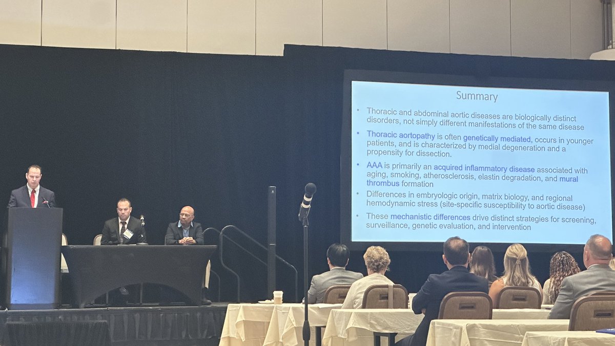 amishapaul___'s tweet photo. Aortic disease starts long before a visible aneurysm. Session I #CLEaorta explored the impact of proximal aortic morphology/development, new molecular insights shaping our understanding of aortopathy, and the fundamental differences between thoracic vs. abd aortic disease https://t.co/aatTZcNQfQ