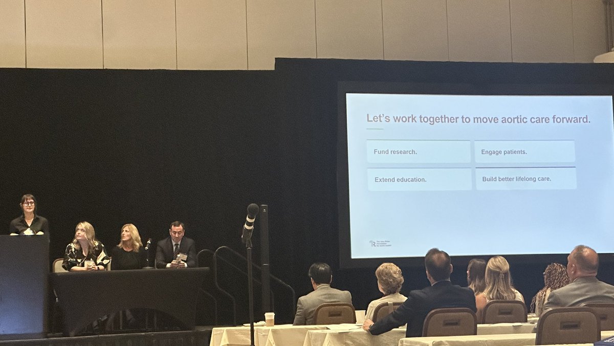 amishapaul___'s tweet photo. Centering the voices of patients and their families - great to hear from @HeartValveOrg, @MarfanFdn, @JohnRitterFdn at #CLEaorta on their incredible patient advocacy + empowerment work and the critical role of surgeons/healthcare professionals in patient outreach + education https://t.co/zFlHq9LzKp