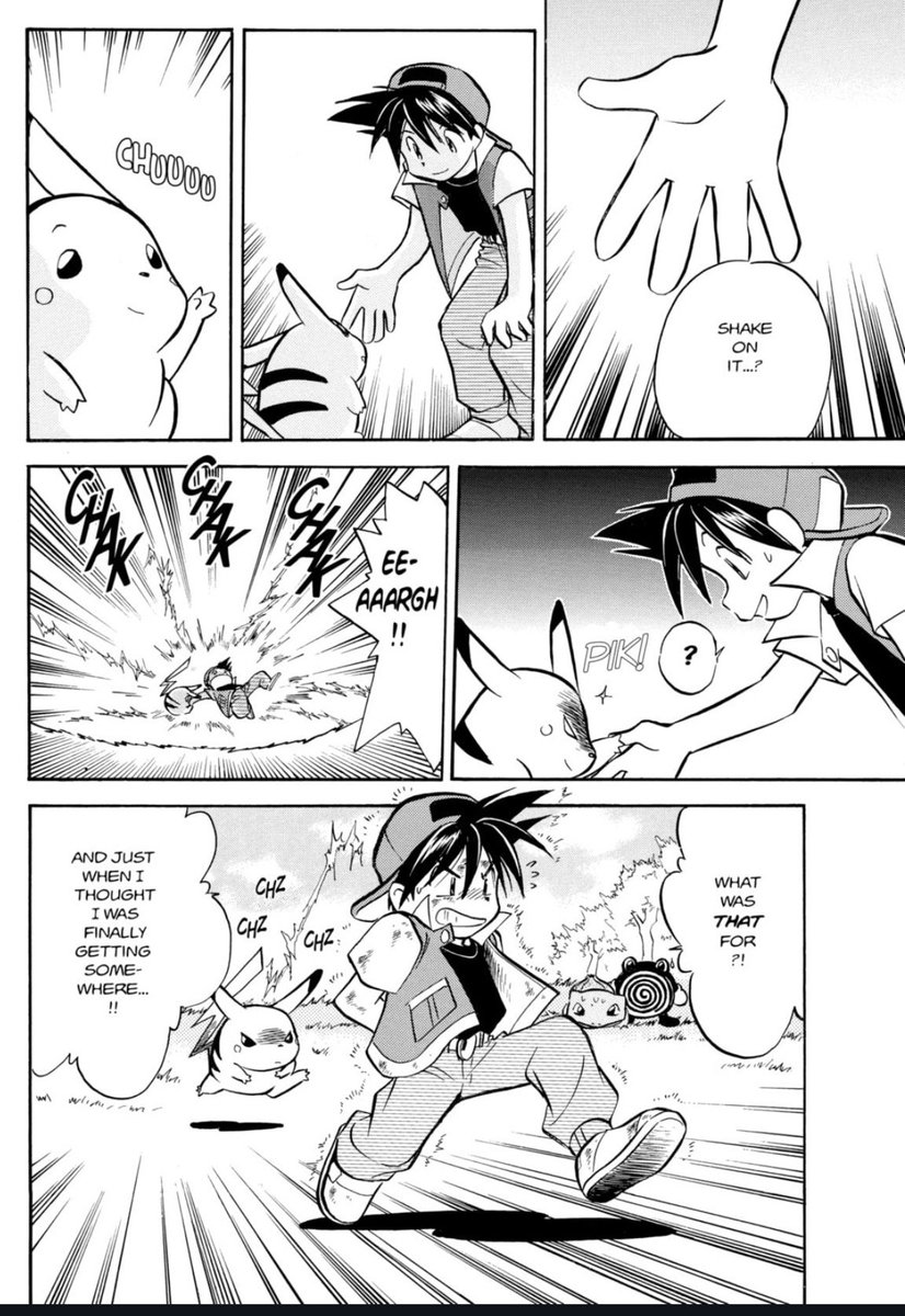 ROCKINHOPPER's tweet photo. I love how much of a little shit pika is in the beginning, just mad and round https://t.co/jfzpsFqanb