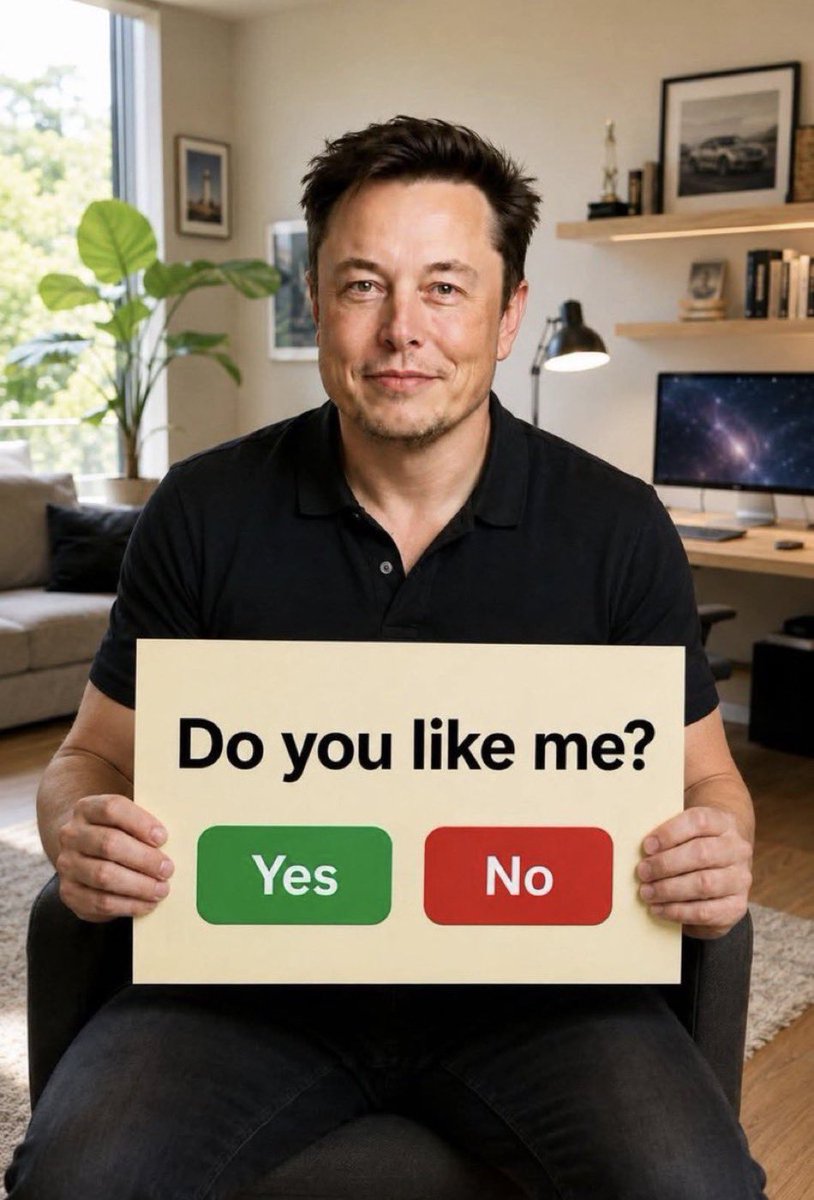 CEOx_AI_'s tweet photo. Be Honest 👇 

Do You Like Elon Musk? 🤔

A) Yes 👍
B) No 👎
C) Depends on the Topic 🤷
D) Not Sure 🤔 https://t.co/1Ti0NEUz0U