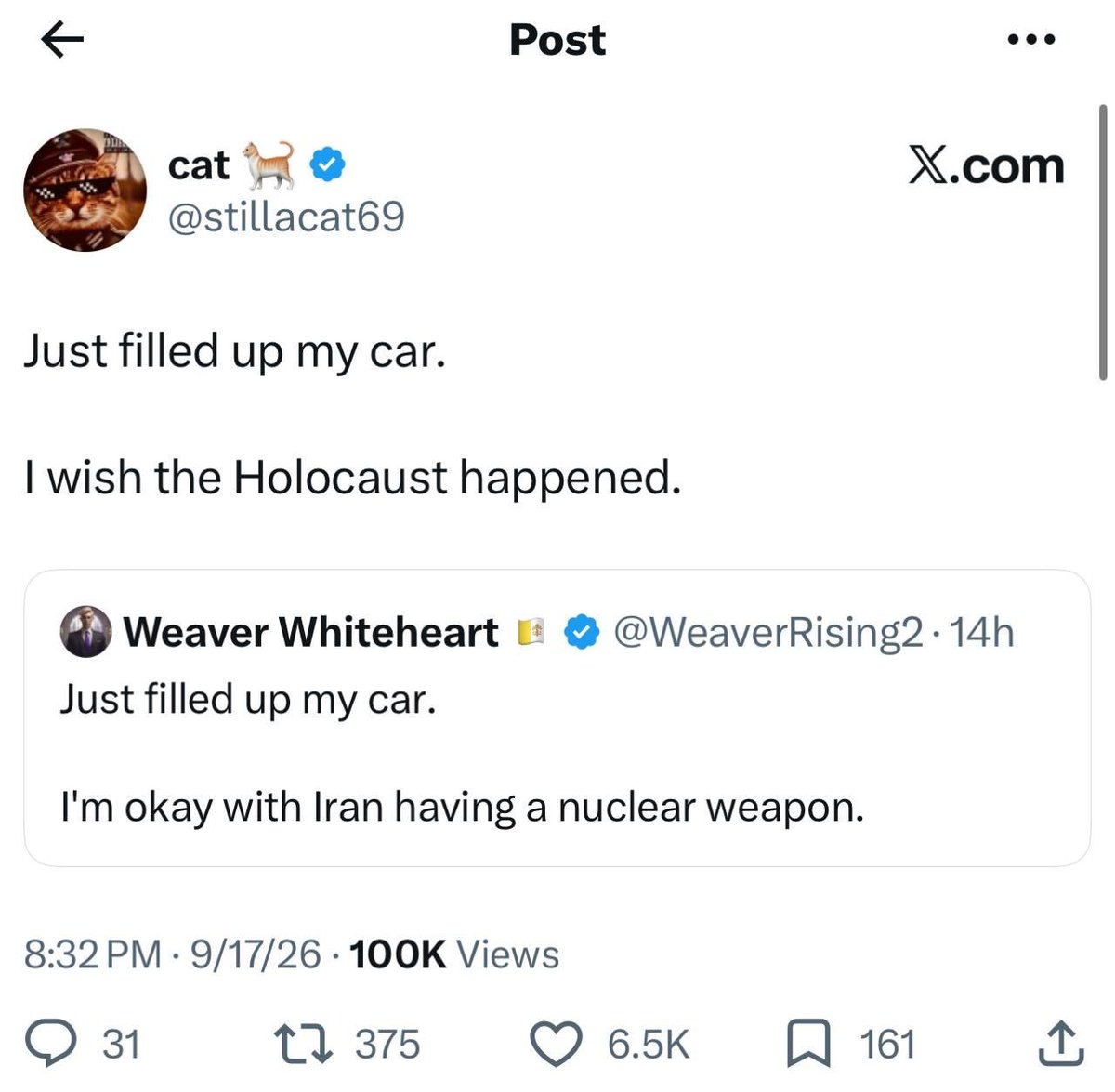 RonMcDWaffen's tweet photo. This is where we're at now. Amazing. https://t.co/r6cb3vhTGt