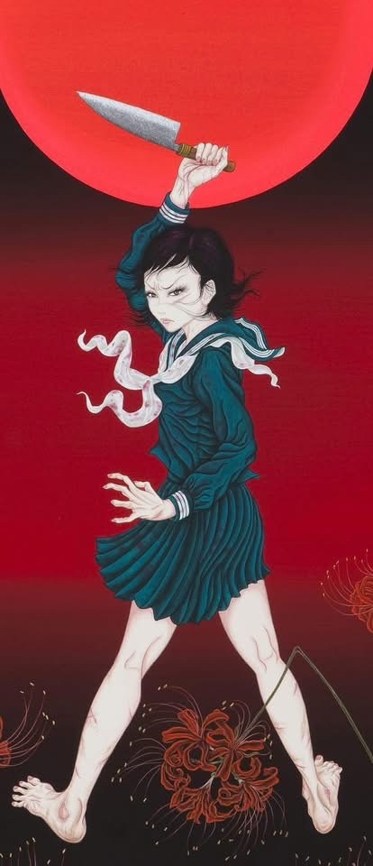 yujimoriguchi's tweet photo. 紅い月 ~ Red moon ~
630mm × 240mm
acrylic, kent peper.
2009

#YujiMoriguchi https://t.co/7T0B2PEW01