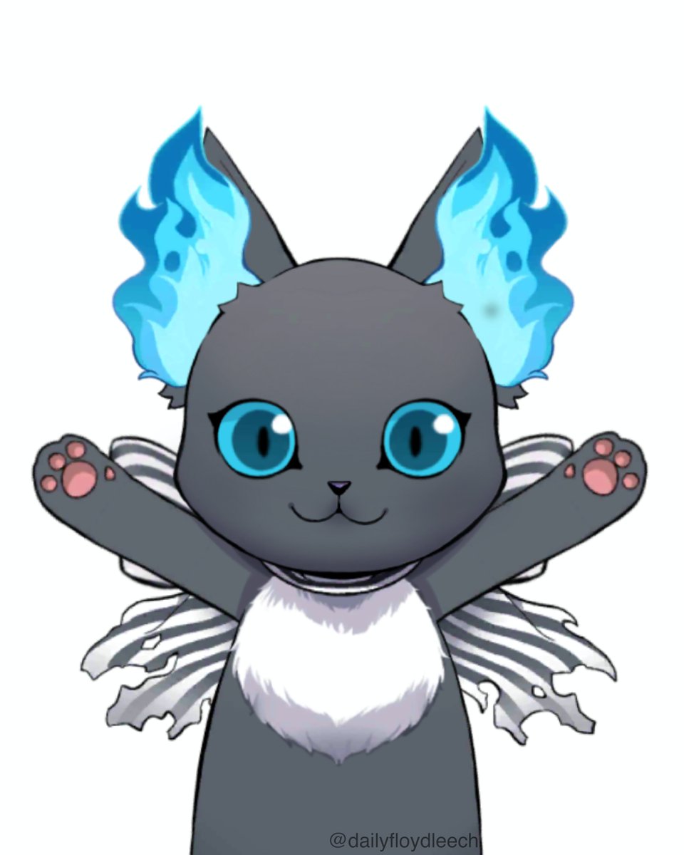 dailyfloydleech's tweet photo. I was curious if I can make Grim even more baby https://t.co/JP96I7QQ2t