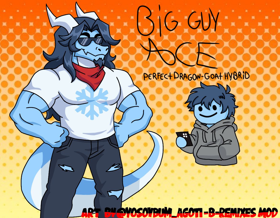 YOSOYBUM_AGOTI's tweet photo. Un pequeño dibujo del Big Guy de nueva York @KamexVGM

#fanart #AceMod #fnfAce #fnfmod #Kamex #Fanart #dragon #Bremixes 
#Retrospecter #art2D #fnf #furry #furryart #BremixesMod https://t.co/Qualeafu1z