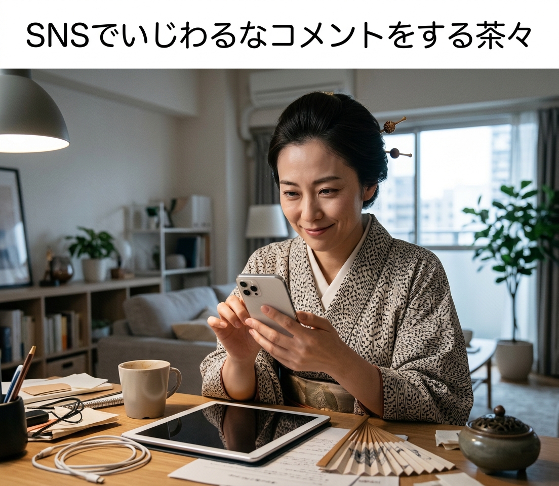 timeleap_take's tweet photo. SNSでいじわるなコメントをする茶々
「私より目立つ奴は潰しとかなあかん」

#現代に迷い込んだ偉人 #淀殿 #茶々 #SNS #AI画像 https://t.co/759Or4Gw7O