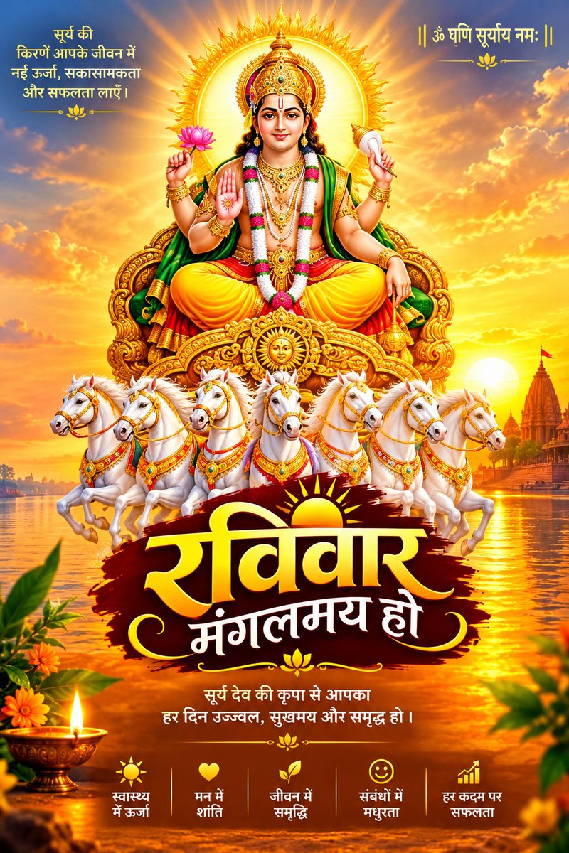 Amitkv's tweet photo. 🌞 सुप्रभात! जय सूर्यदेव! 🙏🌹🇮🇳

सूर्यदेव की स्वर्णिम किरणें आपके जीवन में नई ऊर्जा, सुख, शांति और समृद्धि लेकर आएँ।
आपका रविवार मंगलमय एवं शुभ हो। ✨🌺

वन्देमातरम् 🇮🇳🙏

#सुप्रभात #जयसूर्यदेव #रविवार #वन्देमातरम् #शुभरविवार #सनातनधर्म #भारत #जयश्रीराम https://t.co/E70WdUsd73