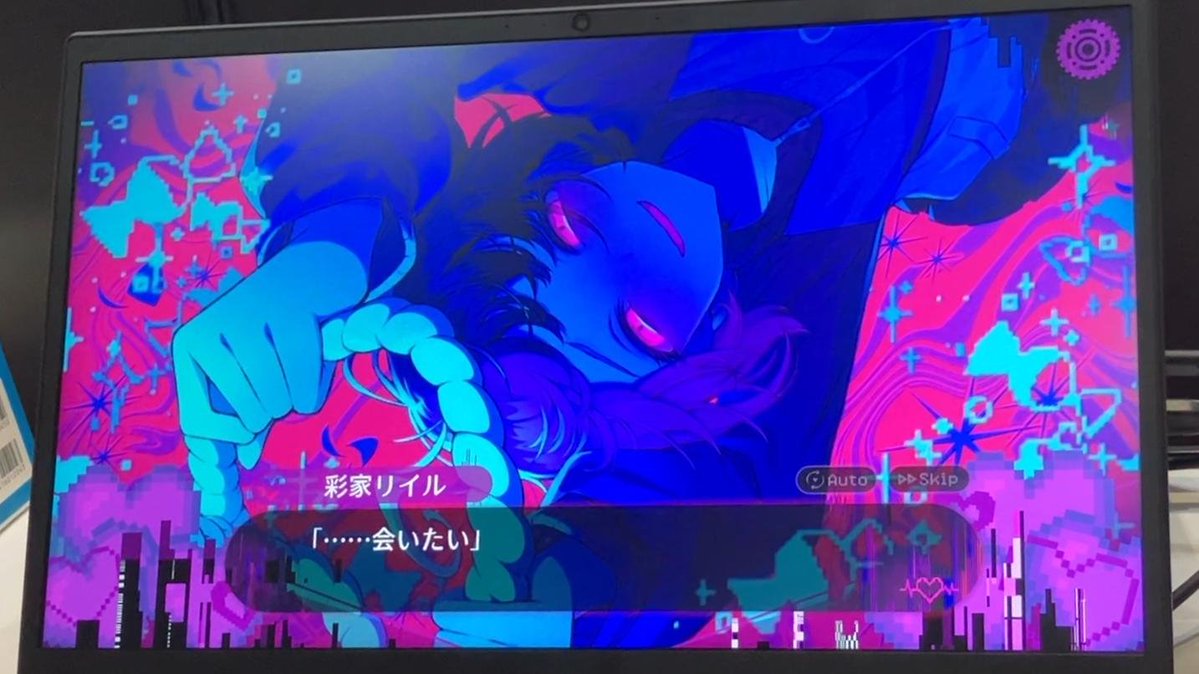 denfaminicogame's tweet photo. 『魔法少女ノ魔女裁判』Acaciaが手掛ける新作ゲーム『配信少女ノ裏垢迷宮』試遊レポート。限界状態のガールズバンドがダンジョンからの脱出を目指す
https://t.co/wq7gCVnGpg

ボーカルは死ぬわネットで炎上するわ、大ピンチなバンドメンバーの前に現れた、あの正しそうなシルエットは…！？
#TGS2026 https://t.co/cI77V12NoX