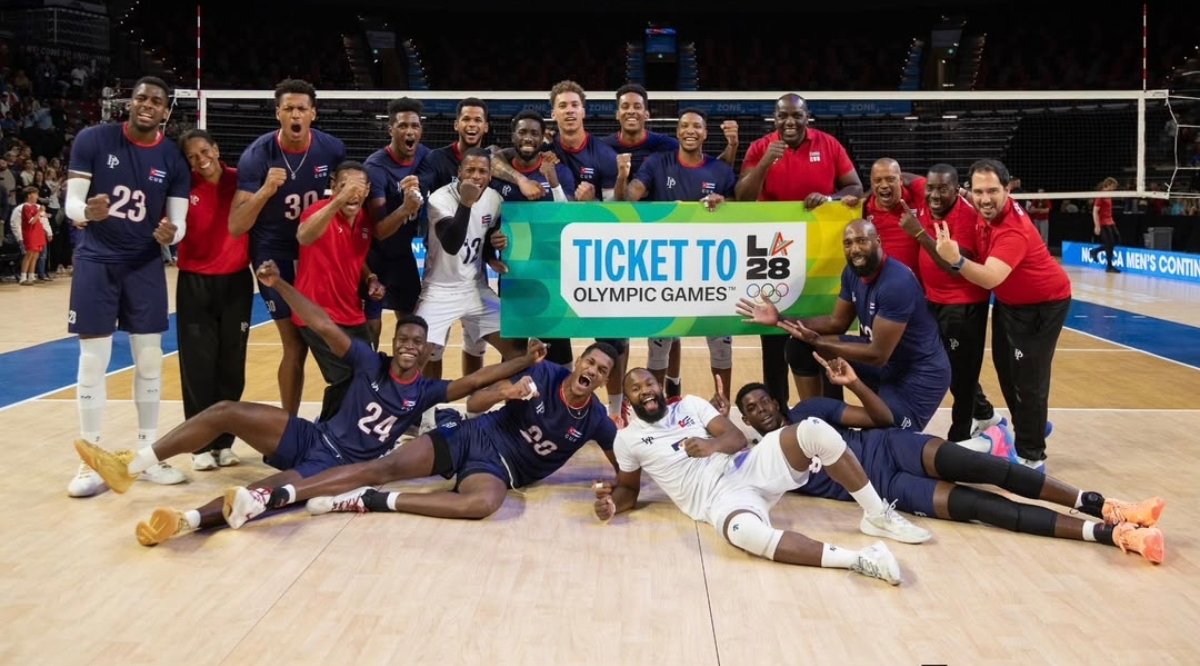 PartidoPCC's tweet photo. Boleto sellado del voleibol cubano para Los Ángeles 2028.

¡Felicidades!

#Cuba https://t.co/2cPdeggCQr